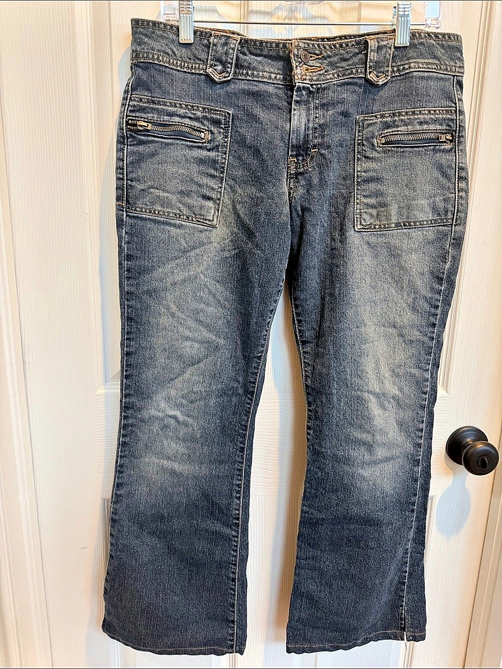 American Eagle Outfitters Straight Leg Jeans Blue Waist 10